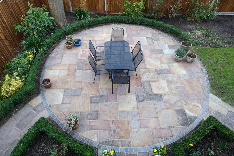 Outdoor Paver Dining Area